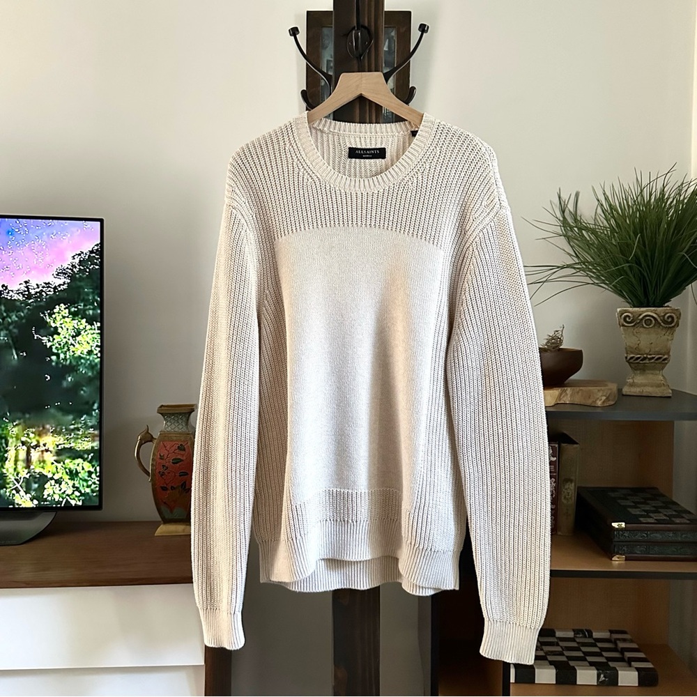 🌿All Saints Cream Knit Sweater🌿